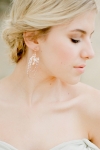 Vintage inspired Chandelier Earrings in Rose Gold by Bride La Boheme