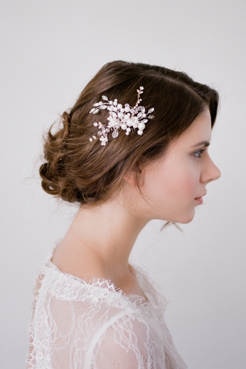 bridal head comb