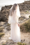 French Lace Ivory Veil by Bride La Boheme