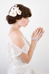 Ava Ivory Floral Headpiece by Australian Bride La Boheme